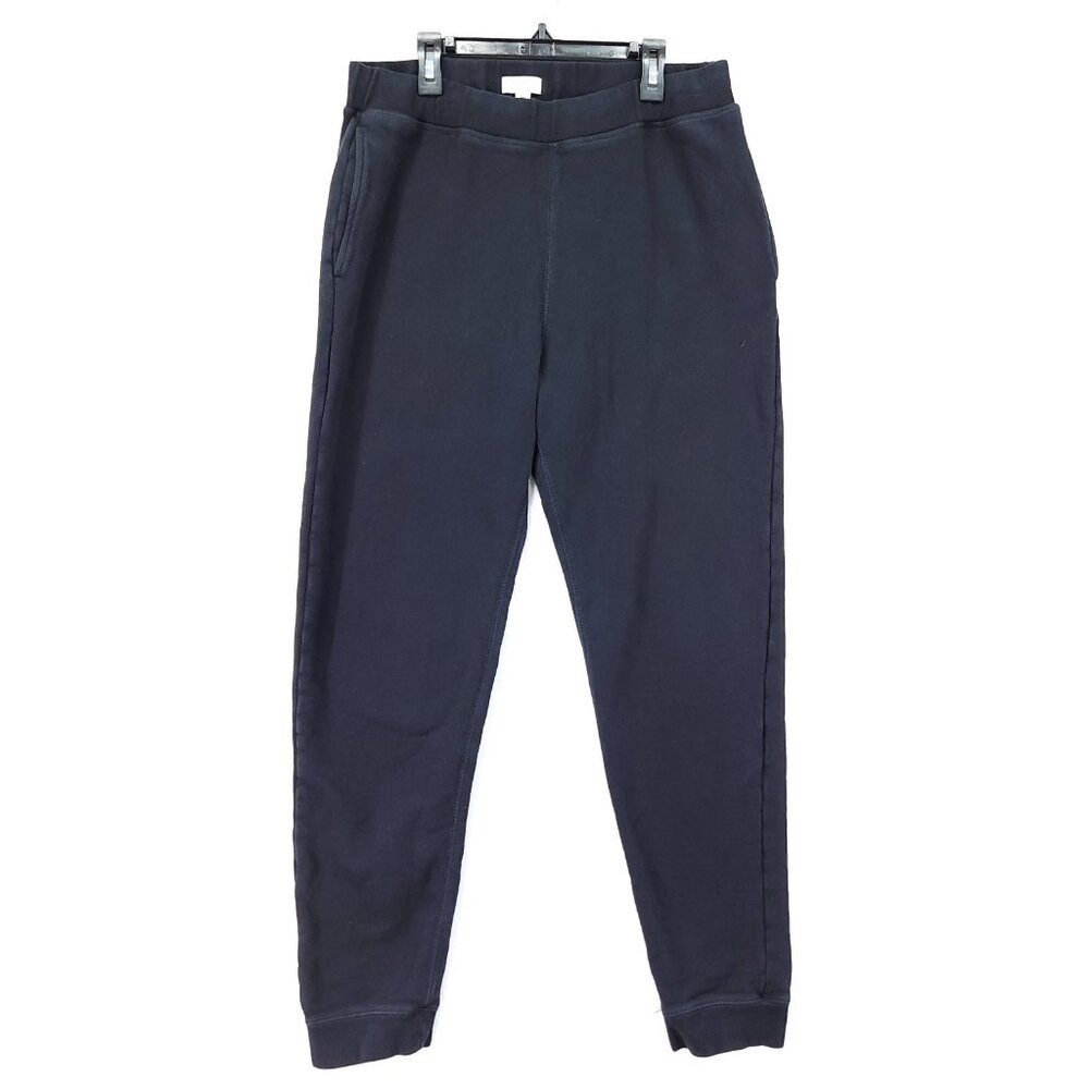 Sunspel Sweatpants Mens Medium Black Joggers Active Stretch Pockets Pants